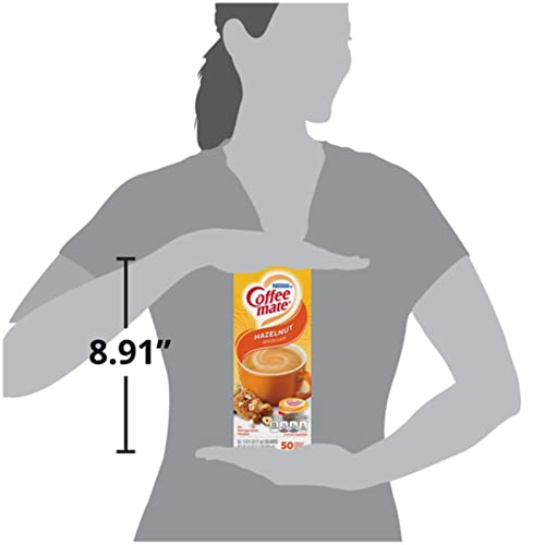 Nestle Coffee Mate Liquid Coffee Creamer Singles, Hazelnut, 50 C