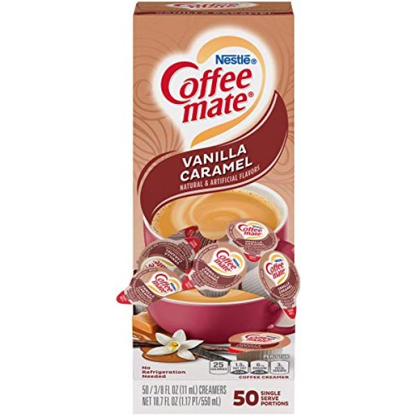Nestle Coffee Mate Liquid Coffee Creamer Singles Variety Pack, S