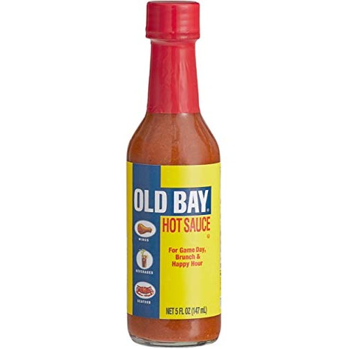 Old Bay Hot Sauce, 5 Oz Bottle Pack Of 3 With By The Cup Swive