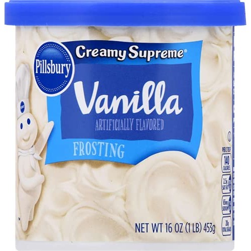 Pillsbury Creamy Supreme Frosting Variety Vanilla, Cream Cheese,
