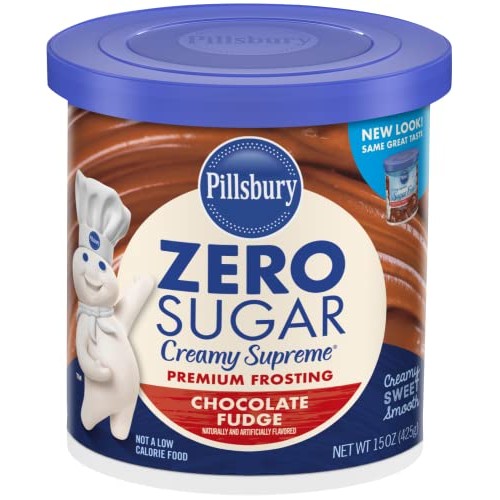Pillsbury Sugar-Free Frosting Bundle, Chocolate and Vanilla Pac...