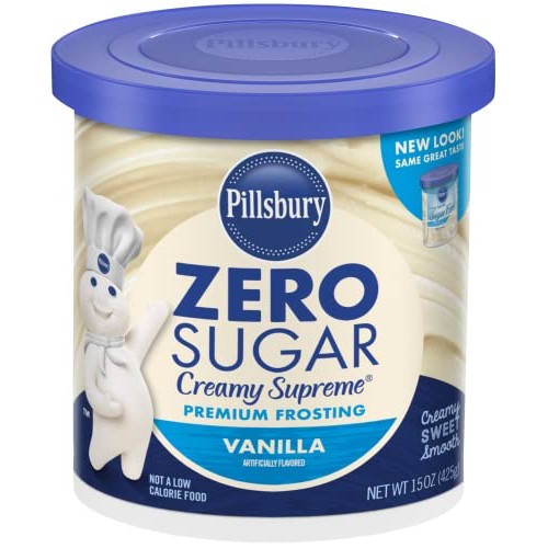 Pillsbury Sugar-Free Frosting Bundle, Chocolate and Vanilla Pac...