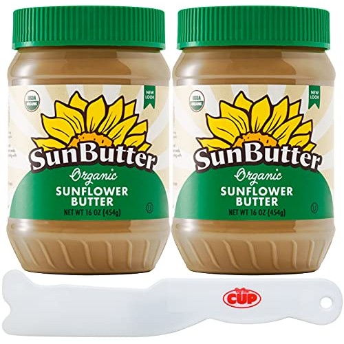 SunButter Creamy Organic Sunflower Seed Butter, 16 Ounce Plastic...