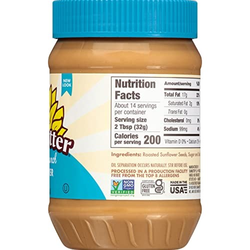 SunButter Natural Crunch Sunflower Butter 16 Ounce Pack of 2 w...