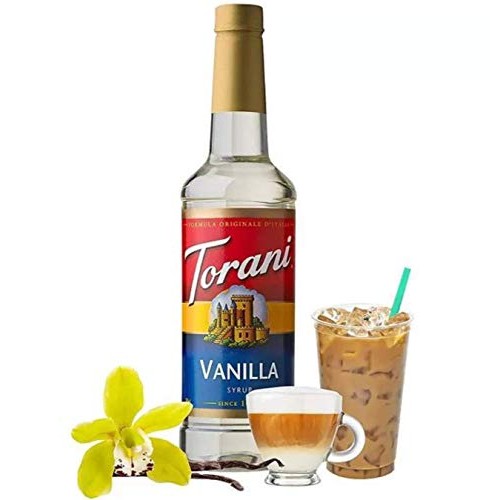 Torani Vanilla Coffee Syrup Flavoring, 750 Ml Bottle With By The