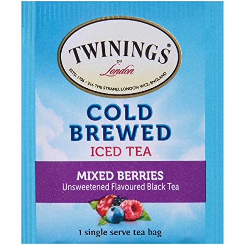 Twinings Cold Brewed Iced Tea Bag Sampler 40 Ct Includes: Mint,