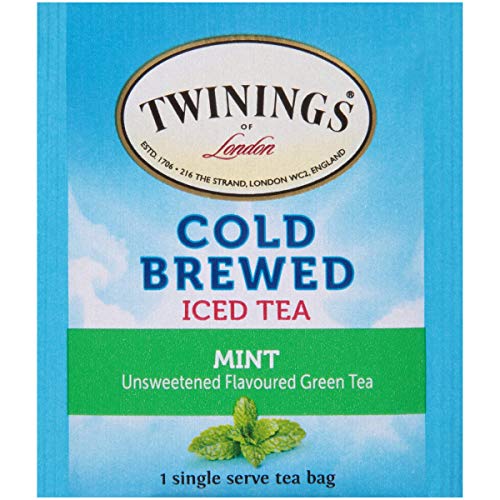 Twinings Cold Brewed Iced Tea Bag Sampler 40 Ct Includes: Mint,