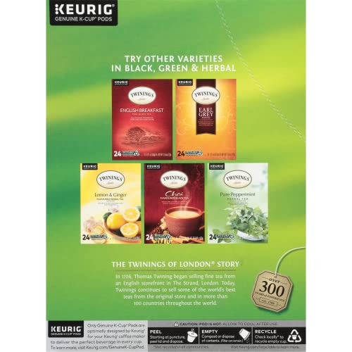 Twinings Decaf Green Tea K-Cups, 24 Count Pack of 2 with By Th... Twinings Decaf Green Tea K-Cups, 24 Count Pack of 2 with By Th...