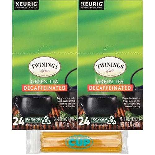 Twinings Decaf Green Tea K-Cups, 24 Count Pack of 2 with By Th... Twinings Decaf Green Tea K-Cups, 24 Count Pack of 2 with By Th...