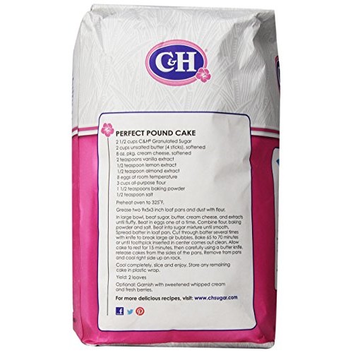 C&H Pure Cane, Granulated White Sugar, 10 lb