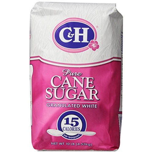 C&H Pure Cane, Granulated White Sugar, 10 lb