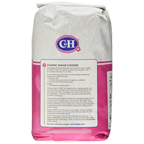 C&Amp;H, Cane Sugar, Granulated White, 4 Pound Bag Pack Of 2
