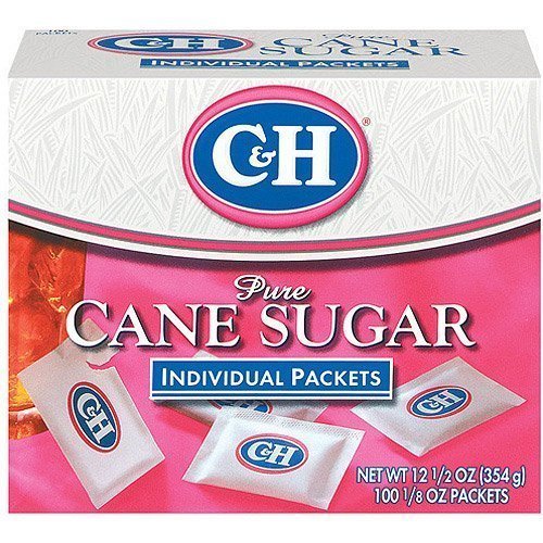 C&Amp;H, Cane Sugar, Sugar Packets, 12.5Oz Box Pack Of 2
