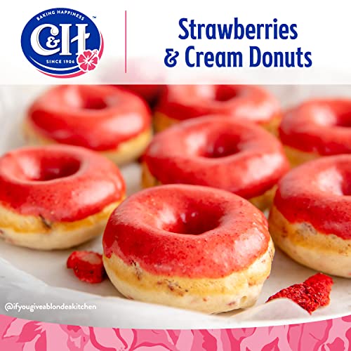 C&H Premium Pure Cane Granulated Sugar, 3.5 LB Easy Baking Tub ...