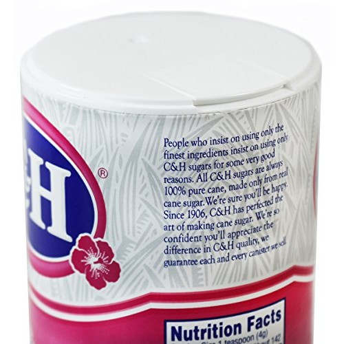 C&Amp;H Pure Cane Granulated Sugar, 20 Oz Easy Pour Reclosable Top C