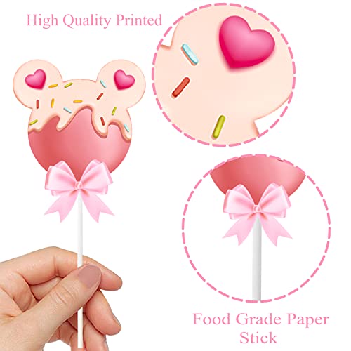 Candyland Cupcake Toppers 36Pcs Candyland Lollipop Party Decorat