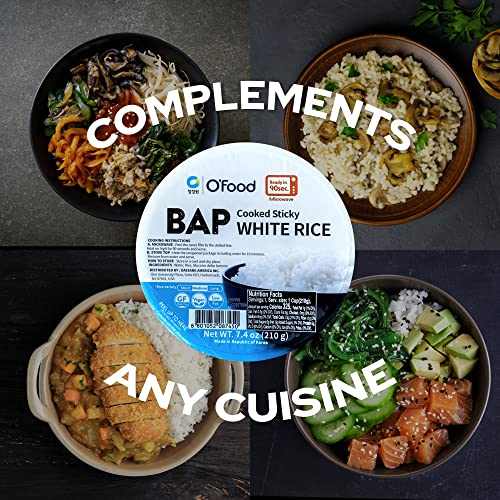 Chung Jung One OFood BAP, Instant Cooked Sticky White Rice, Rea... Chung Jung One OFood BAP, Instant Cooked Sticky White Rice, Rea...
