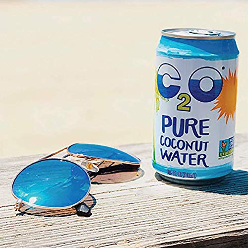 C2O Pure Coconut Water, 100% All Natural Electrolyte Drink - Hea