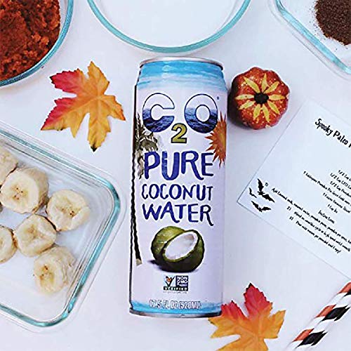 C2O Pure Coconut Water, 17.5 Fl Oz Pack Of 12