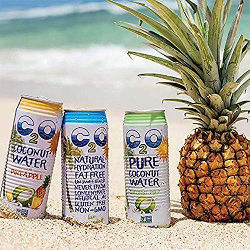 C2O Pure Coconut Water, 17.5 Fl Oz Pack Of 12