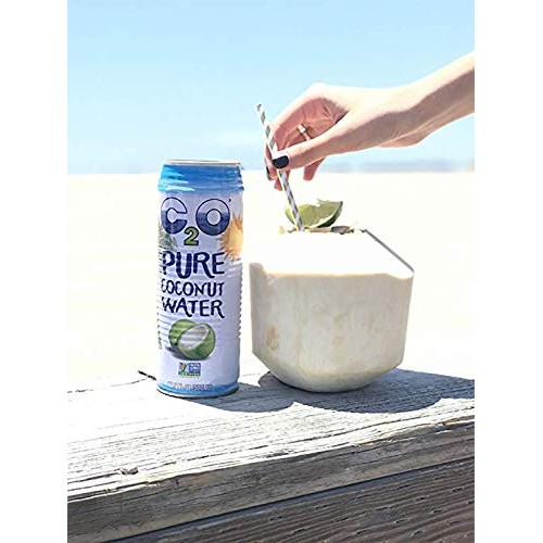 C2O Pure Coconut Water, 17.5 Fl Oz Pack Of 12