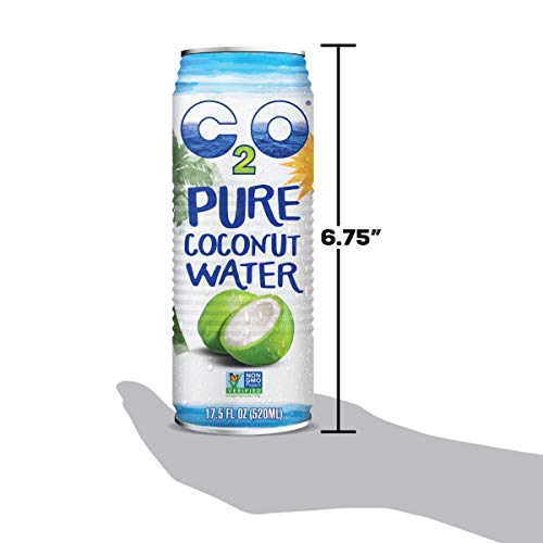C2O Pure Coconut Water, 17.5 Fl Oz Pack Of 12