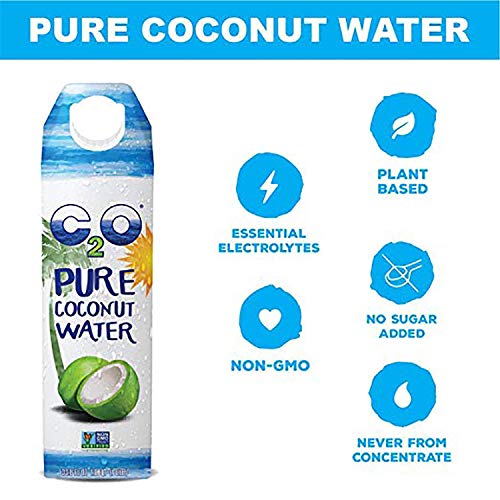 C2O Pure Coconut Water | Plant Based | Non-Gmo | No Added Sugar