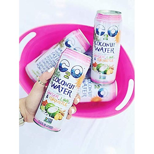C2O Pure Coconut Water With Ginger, Lime And Turmeric. 100% All