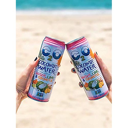 C2O Pure Coconut Water With Ginger, Lime And Turmeric. 100% All
