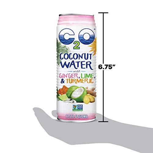 C2O Pure Coconut Water With Ginger, Lime And Turmeric. 100% All
