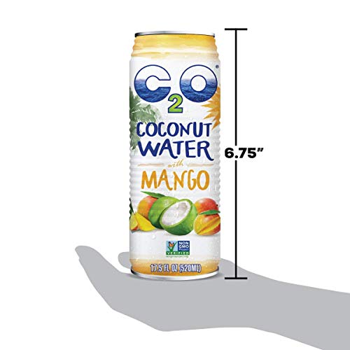 C2O Pure Coconut Water With Mango | Plant Based | Non-Gmo | No A