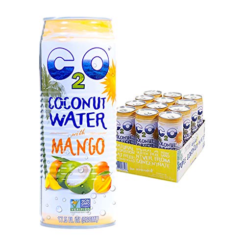 C2O Pure Coconut Water With Mango | Plant Based | Non-Gmo | No A