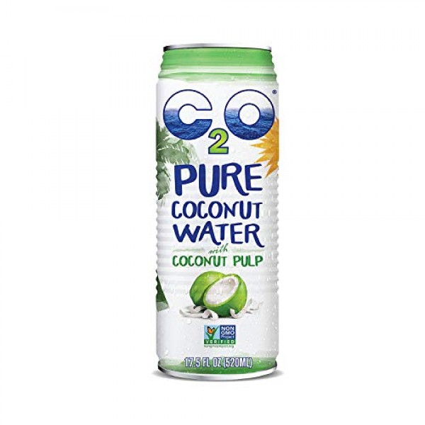 C2O Pure Coconut Water with Pulp | Plant Based | Non-GMO | No Ad...