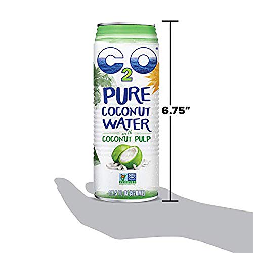 C2O Pure Coconut Water With Pulp | Plant Based | Non-Gmo | No Ad