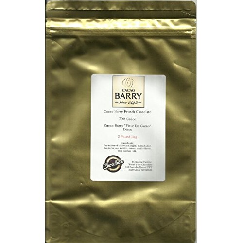 Cacao Barry Extra-Bitter “Fleur De Caco” Pistoles Discs , 70%