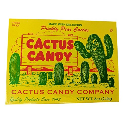 Cactus Candy Company 1/2 Lb Box Arizona Prickly Pear Cactus Candy Cactus Candy Company 1/2 Lb Box Arizona Prickly Pear Cactus Candy