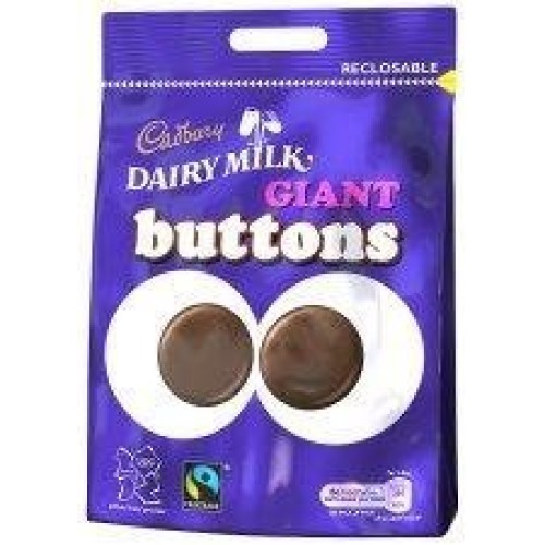 Cadbury Fair Trade Giant Buttons 119G - Pack Of 6