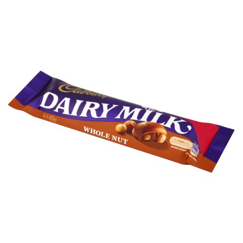 Cadbury Dairy Milk Whole Nut Single Bar Pack Of 24