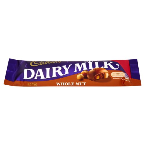 Cadbury Dairy Milk Whole Nut Single Bar Pack Of 24
