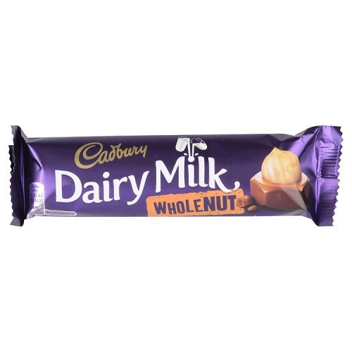 Cadbury Dairy Milk Whole Nut Single Bar Pack Of 24