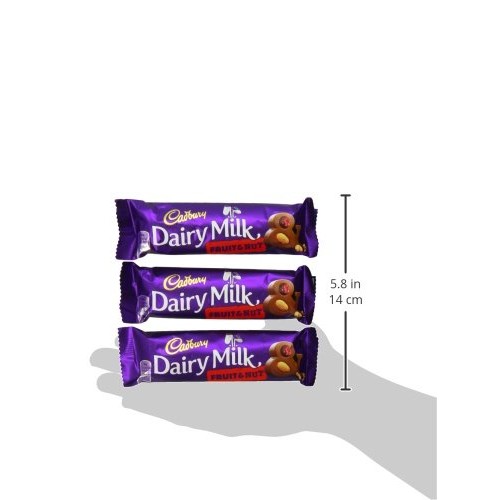 Cadbury Fruit &Amp; Nut, 1.73 Oz. Bars Pack Of 12