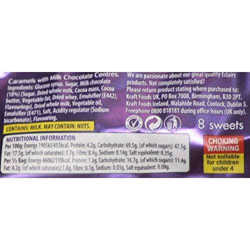 Cadbury Chocolate Eclairs 166 Gram - Pack Of 2 By Cadbury