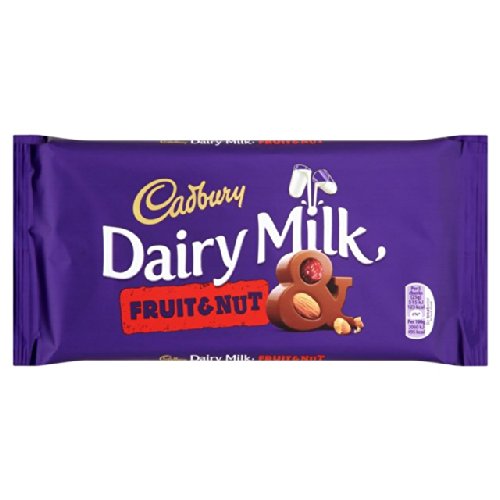 Cadbury Dairy Milk Fruit &Amp; Nut Bar 200G