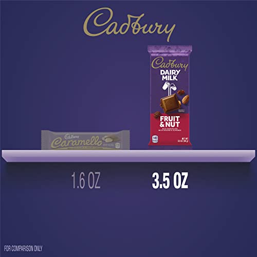 CADBURY DAIRY MILK Fruit & Nut Milk Chocolate with Raisins and A...
