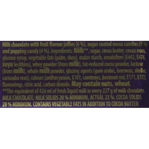 Cadbury Dairy Milk Marvellous Creations Jelly Popping Candy Bar