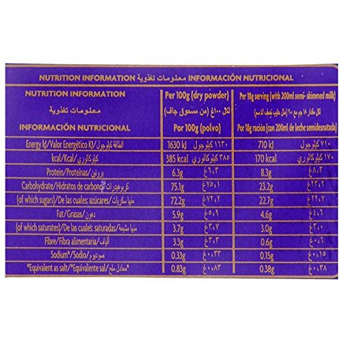 Cadbury Drinking Chocolate 250 Gram 8.8Oz