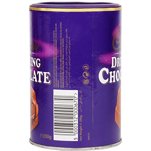 Cadbury Drinking Chocolate 250 Gram 8.8Oz