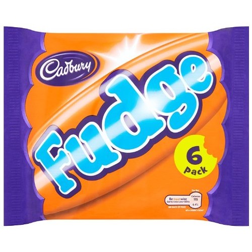 Cadbury Fudge 6 Bars 7 Packs Of Fudge 6 Pack Multipack, Total 4