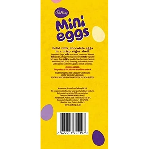 HERSHEYS Cadbury Mini Eggs Milk Chocolate With Crisp Shell Cand...