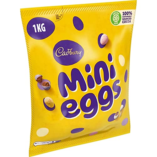 HERSHEYS Cadbury Mini Eggs Milk Chocolate With Crisp Shell Cand...